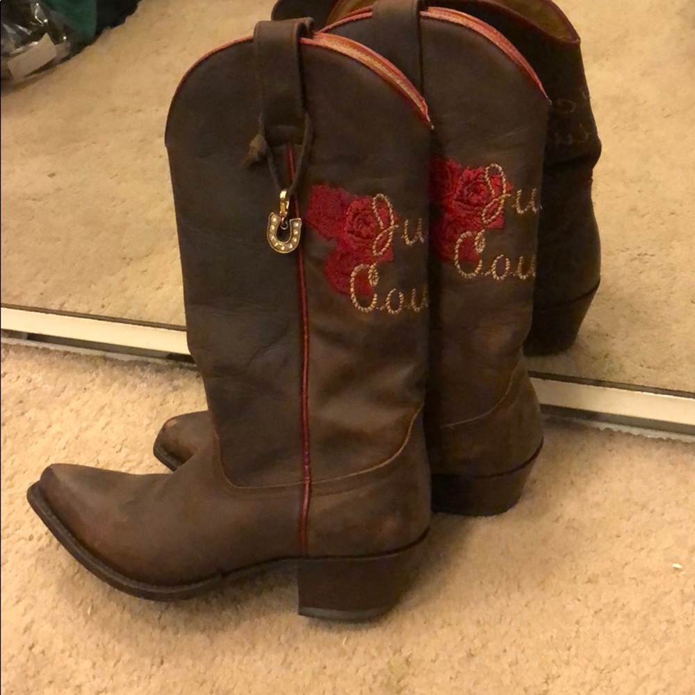 Limited edition Juicy Couture Austin cowgirl boots